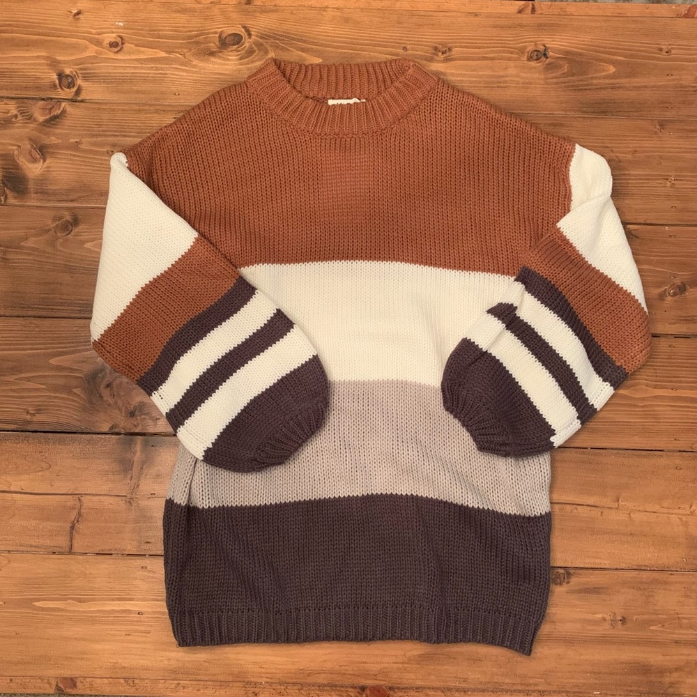 BOHME - Oversized Striped Sweater S/M